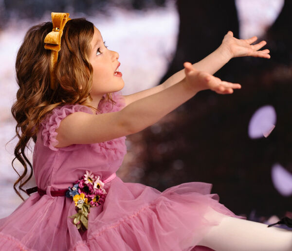 Ethereal and delicate flowers, such as peach blossoms...