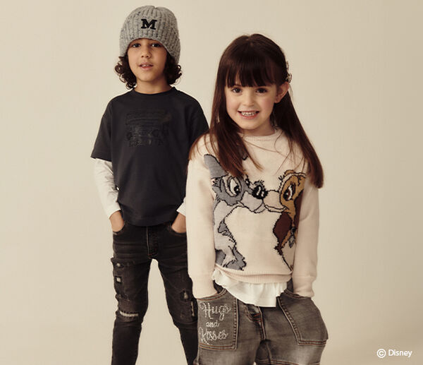 The new clothing collection inspired by «Lady and the Tramp» is a triumph of tenderness and style, perfect for little ones who want to experience Disney magic in their everyday lives.