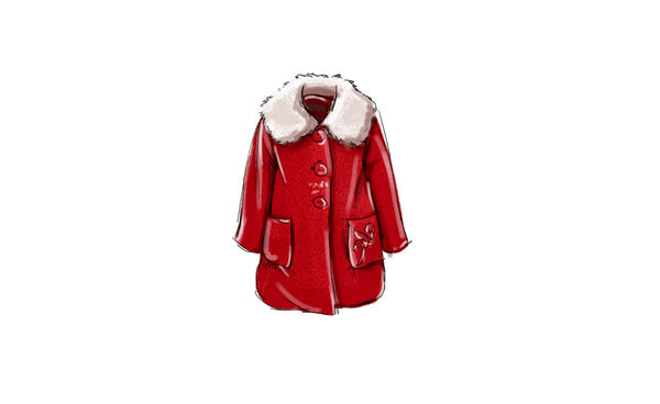 Bouclé coat