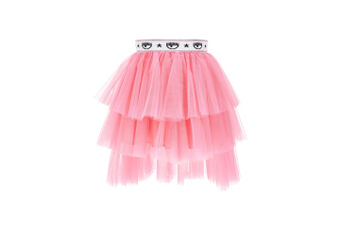 Maxilogomania tulle skirt