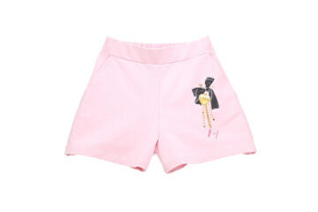 Sweat shorts with embroidered sea designs Monnalisa Girls Sport & Swimwear Sportswear Sports Shorts 