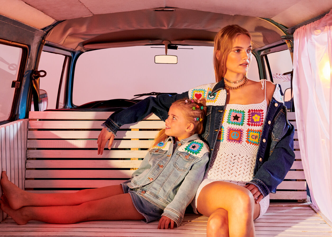 Chiara Ferragni Kids floral-print hooded jacket - White