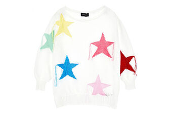 Maxi star cotton pullover