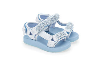 Technical sandals with pearls