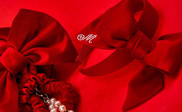 Duchesse headband with bow