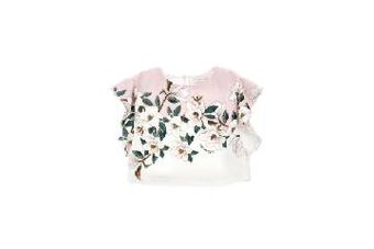 Cropped top with magnolia print