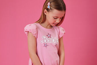 Barbie stretch jersey dress