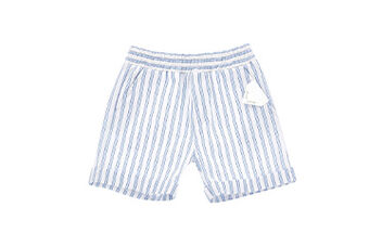 Seersucker Bermuda shorts
