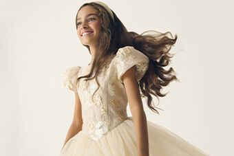 Princesse jacquard roses dress