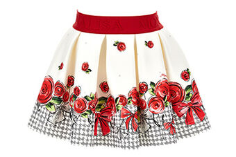 Falda de neopreno floral
