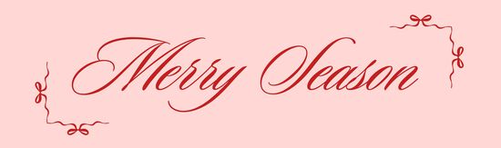 MERRY SEASON: il rosso che accende la magia