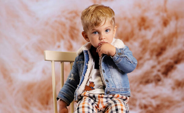 Aristocats denim fleece jacket