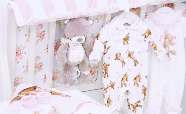 Ползунки из хлопкового интерлока с принтом