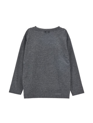 Long-sleeved Mickey Mouse jersey T-shirt