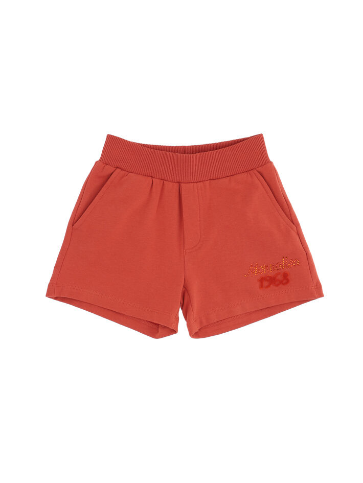 Monnalisa Girls Sport & Swimwear Sportswear Sports Shorts Fleece shorts with patches 