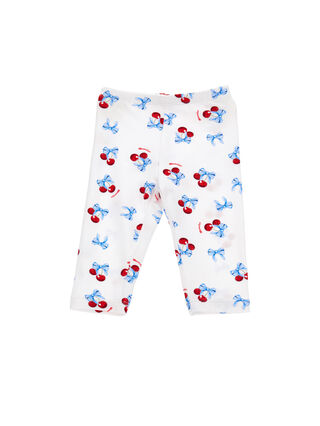 Leggings aus Jersey mit Kirschen