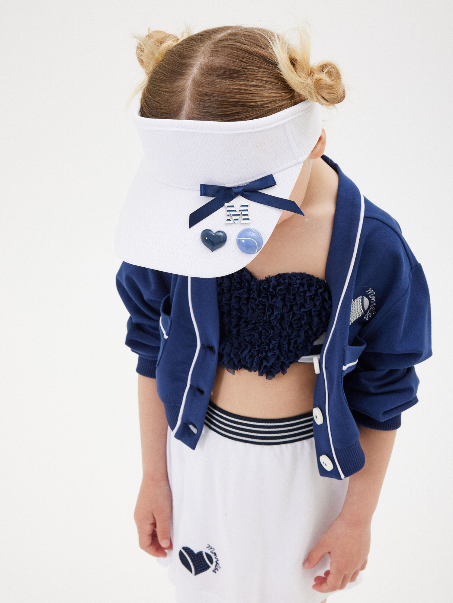 Cowl-neck sweatshirt with feathers girl | Monnalisa Indonesia