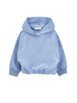 Cotton hoodie with studs