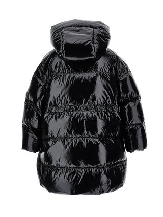 Shiny genuine down jacket