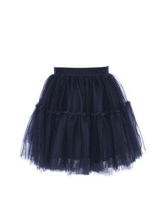 Silk hand tulle skirt