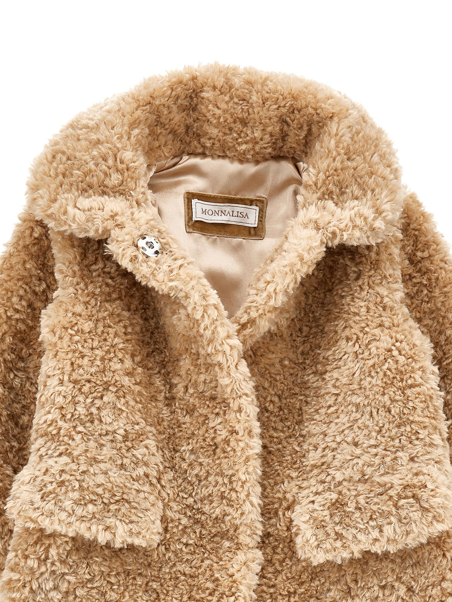 Plush coat girl Monnalisa United States