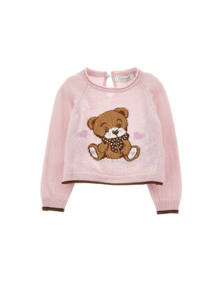 Supersoft teddy bear inlay pullover