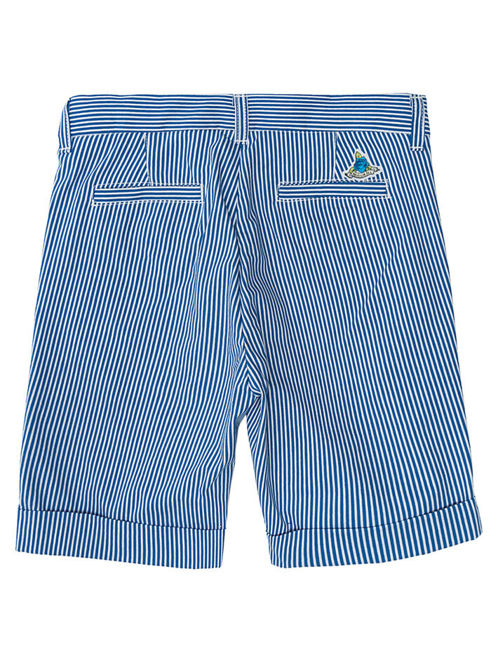 Monnalisa Bambino Abbigliamento Pantaloni e jeans Shorts Pantaloncini Bermuda felpa righe 