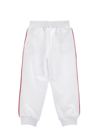 Two-tone fleece joggers