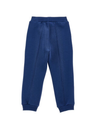Heavyweight fleece joggers with rhinestones