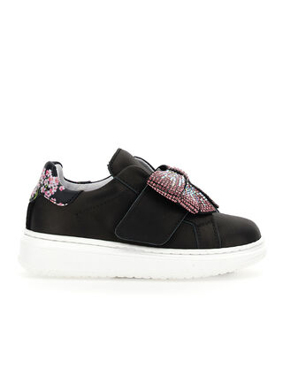 Floral nappa sneakers