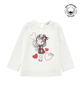 Girls print organic cotton T-shirt