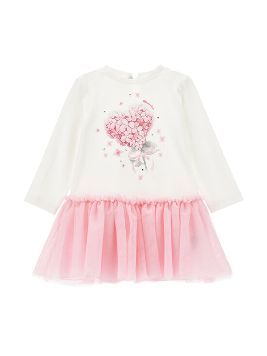 Платье с оборками из тюля