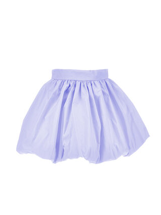 Falda globo de tafetán