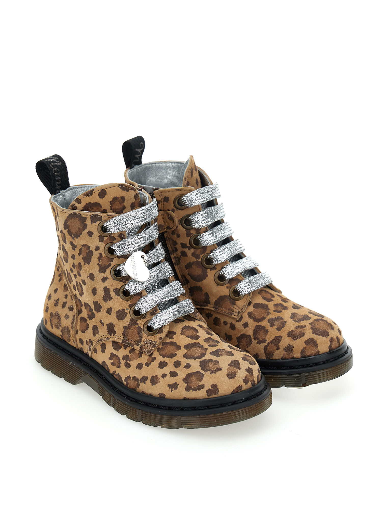 Leopard print hot sale biker boots