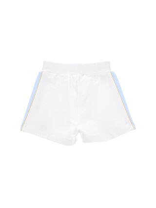 Fleece shorts with studs