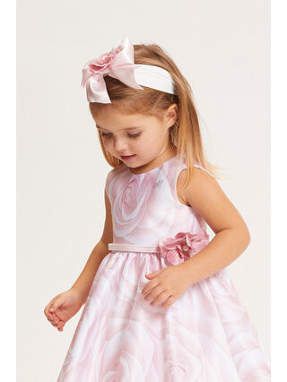 Floral dress with bow