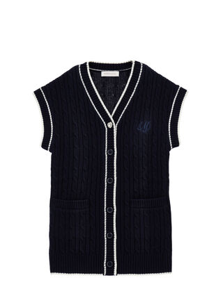 Monnalisa Weste mit Logo-Knöpfen