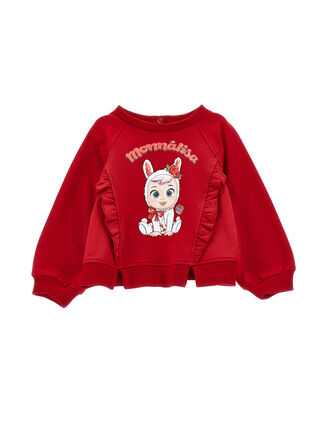 Cry Babies sweatshirt with ruffles