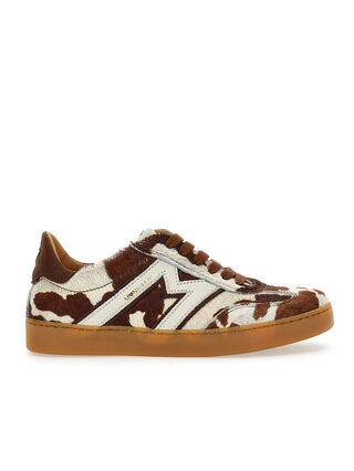 Monnalisa cowhide sneakers