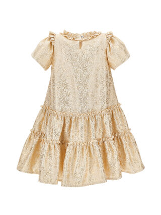 Lurex brocade dress