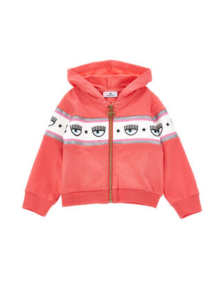 Maxilogomania zip-up sweatshirt