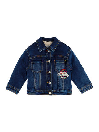 Denim jacket with print