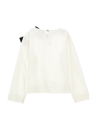 Туника с жаккардовым бантом