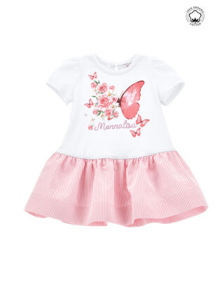 Low waist organic cotton dress