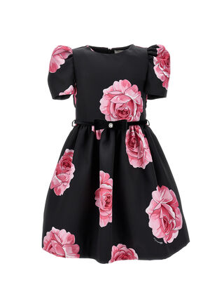 Rose mikado dress