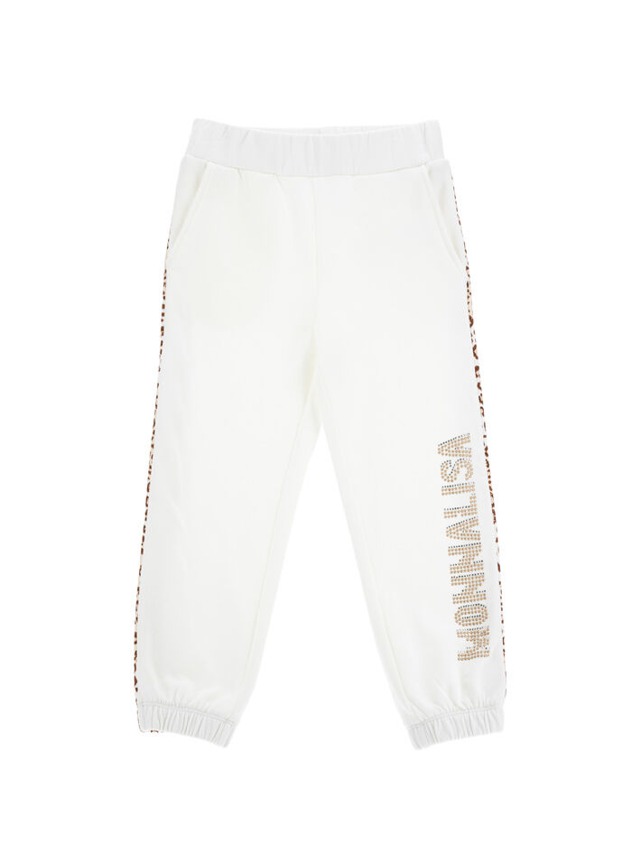 Monnalisa Bambina Abbigliamento Pantaloni e jeans Pantaloni Joggers Pantaloni gabardine jogging 