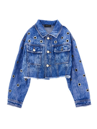 Denim jacket with sails