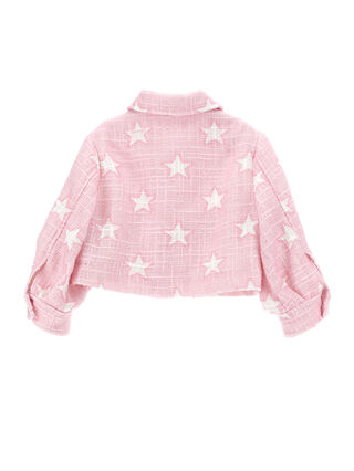 Star bouclé short jacket