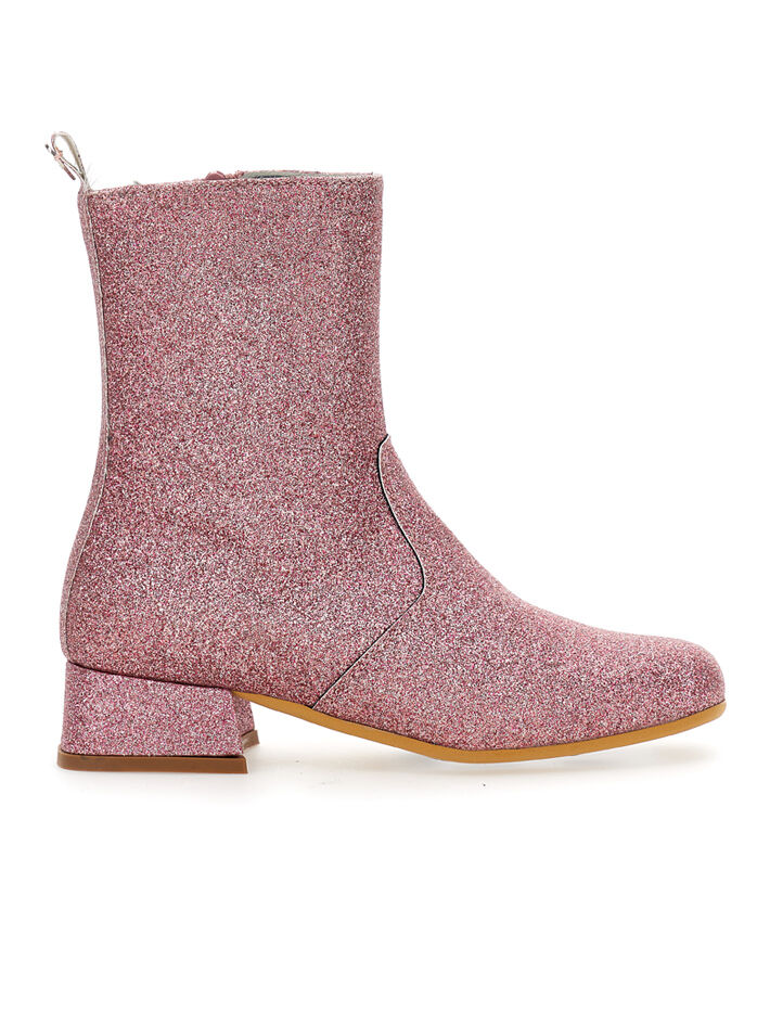 Glitter biker boots discount