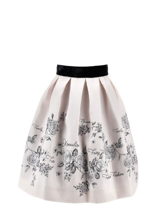 Юбка с цветочным принтом Monnalisa